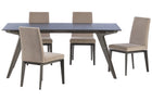 Downtown Dining Table and 4 Side Chairs
